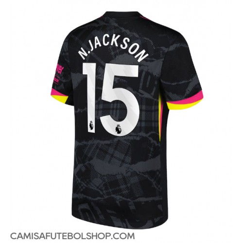 Camisa de time de futebol Chelsea Nicolas Jackson #15 Replicas 3º Equipamento 2024-25 Manga Curta